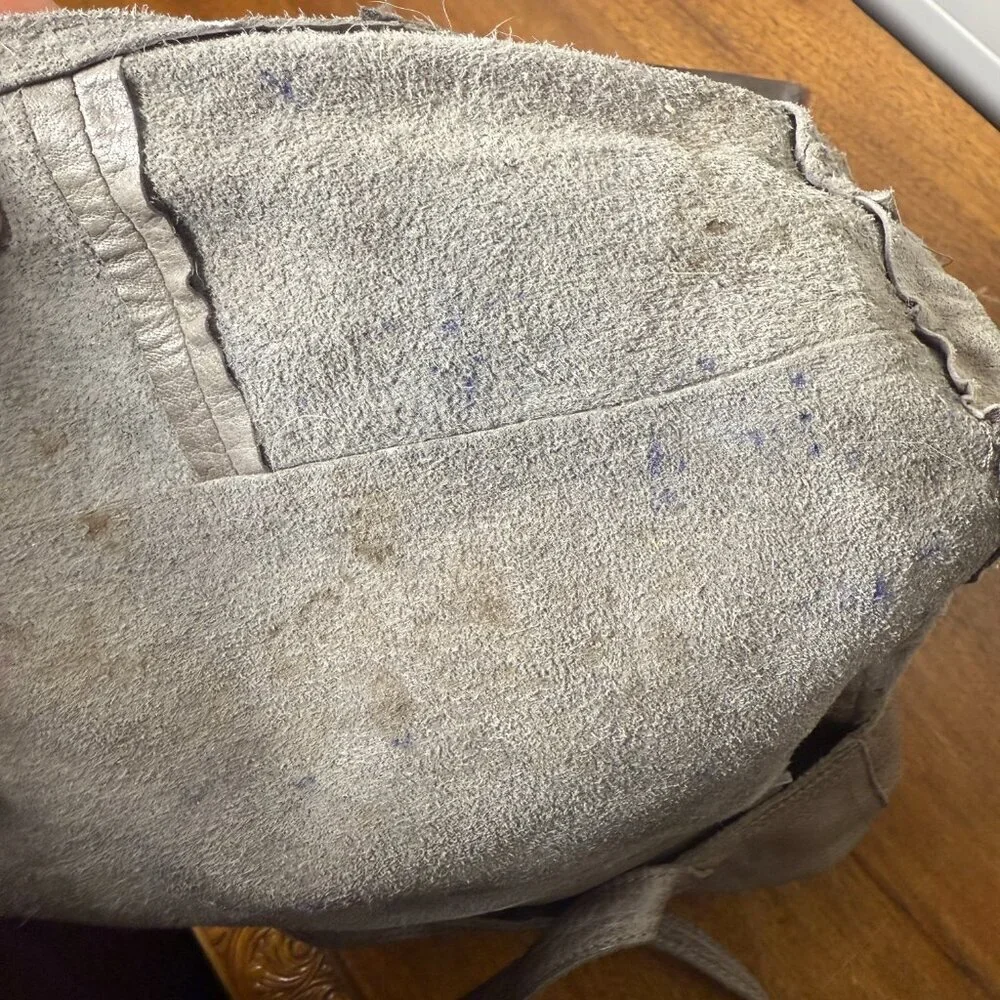 Day & Mood Hobo Gray Bag 100% Leather Two Handle